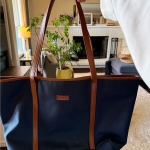 Chic Eco Brown and Navy Bag